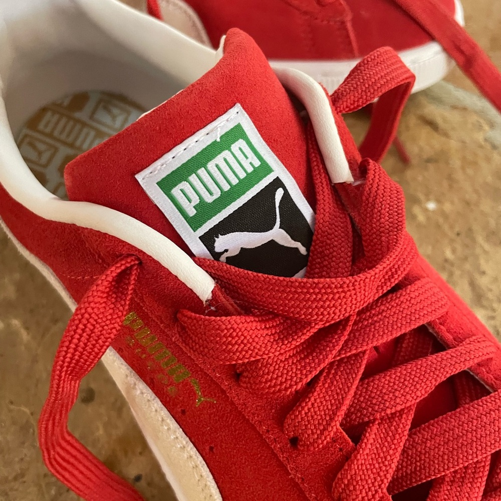 New Puma Red and White Sneakers 9.5 - Picture 5 of 6